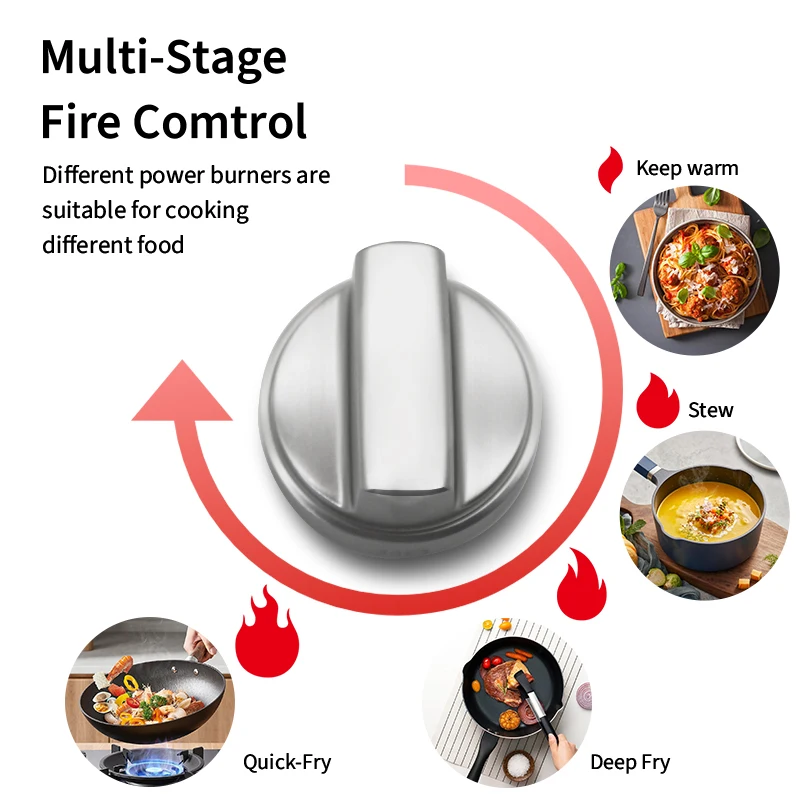 OEM design tempered glass various specifications gas stove 5 burner with CE certificate built in gas stove