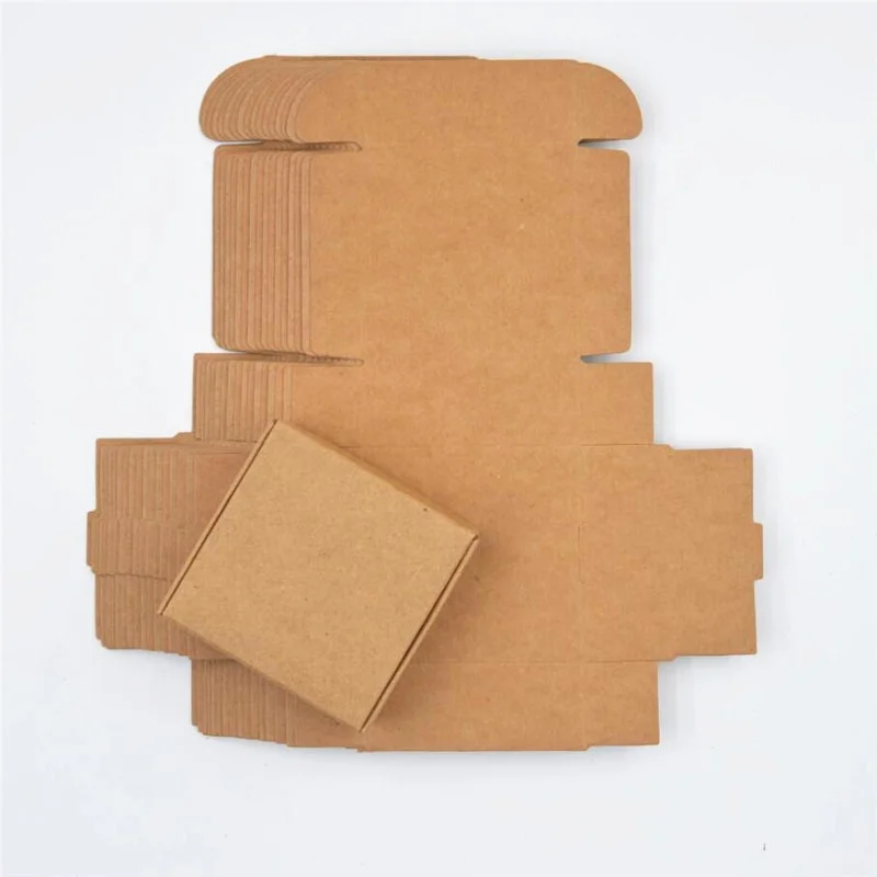 Durable and Reusable Custom Thick Brown Kraft Paper Corrugated Box for Packaging