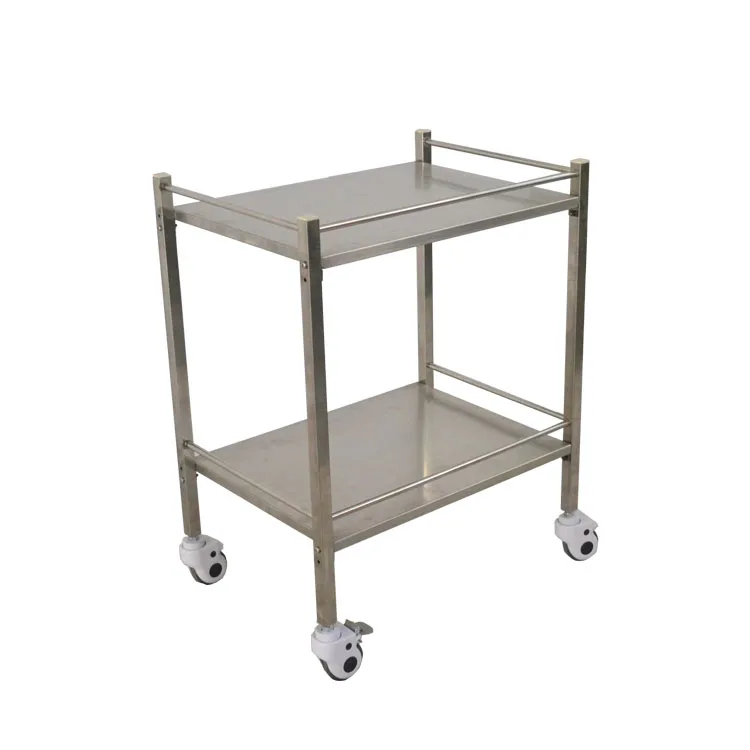 Made in Shanghai meiisun, it has passed ISO certification and is a high-quality hospital medical trolley