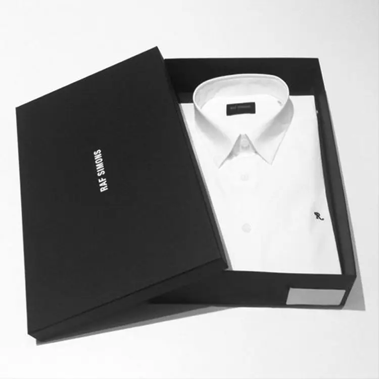Custom logo Designs Matte White Luxury Retail Garment Clothing Package Gift Packaging With Logo For Clothes T Shirt box