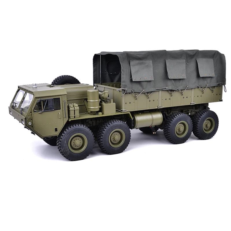 Hengguan TRASPED HG-P801 WE8011 CANOPY 8CH 8WD 2.4G 1/12 US RC Army Military Truck Remote Control Vehicle