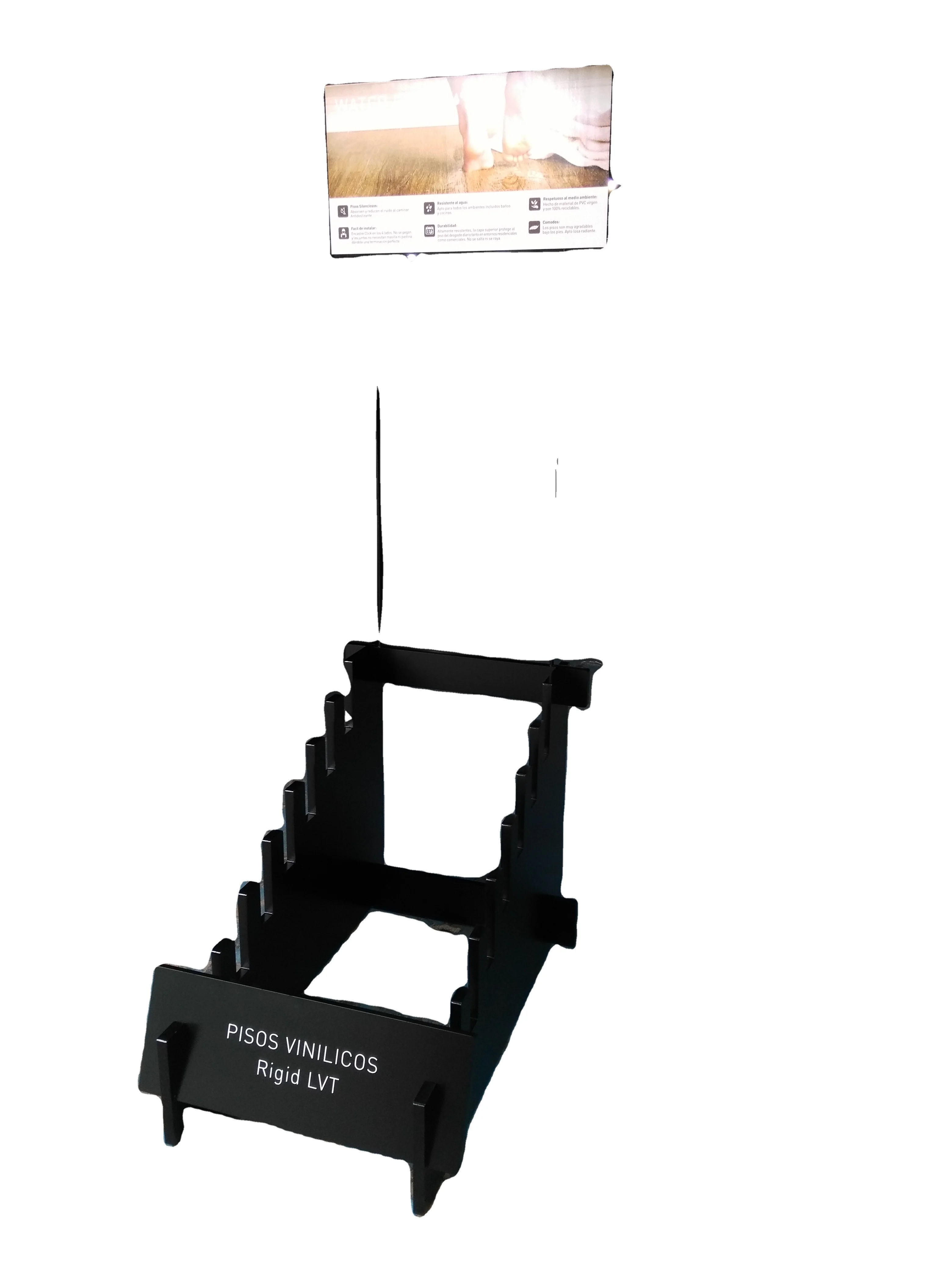 Custom Floor Standing Pos Metal Ceramics Tiles Display Racks Stand Tile Showroom Display Marble Granite Display