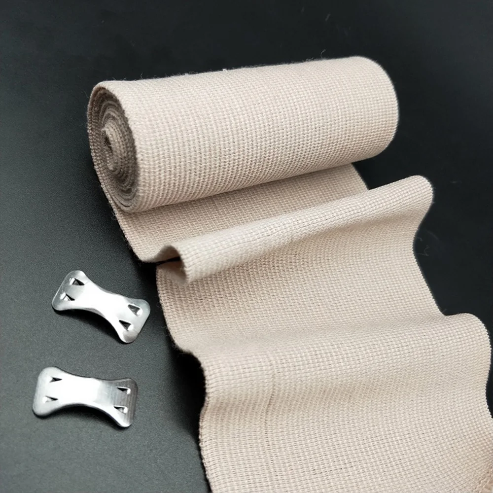 Professional Manufacturer Soft Lightweight Odorless Harmless Medical Cotton Wrap Elastic Bandage
