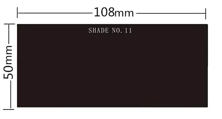 protective  Auto  Darking safety welding glass black  lens Sheet Protective Blue Spot Shade No.11
