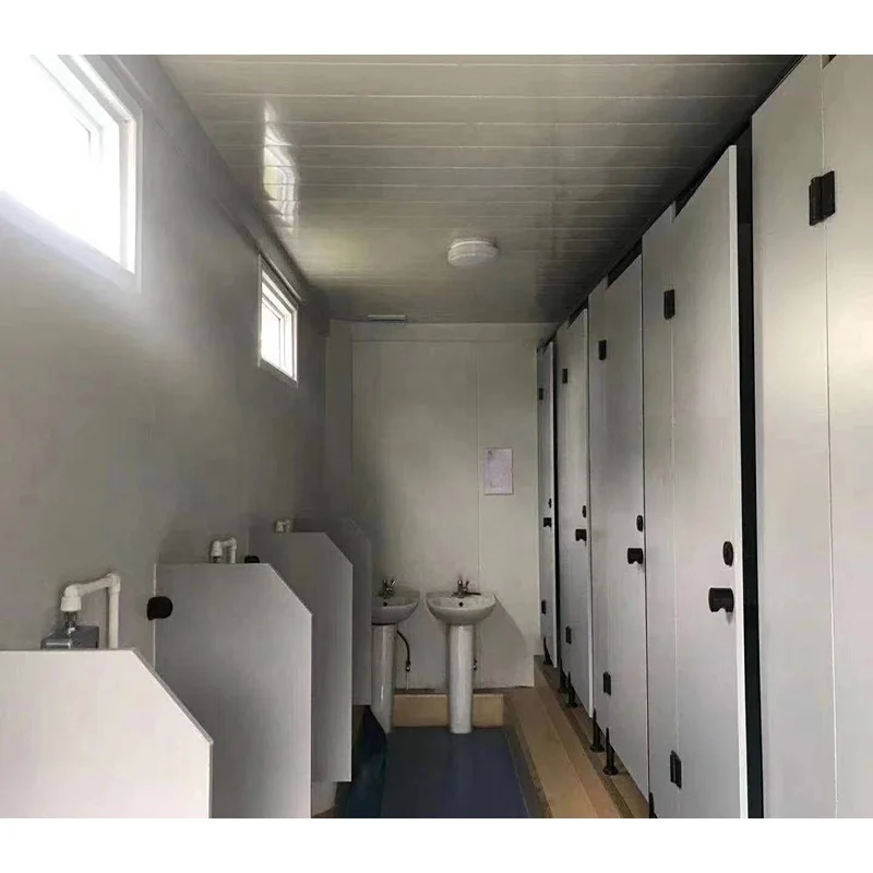 Practical multi-person Public prefab toilet Luxurious portable sanitary bathroom portable mobile toilet shower room