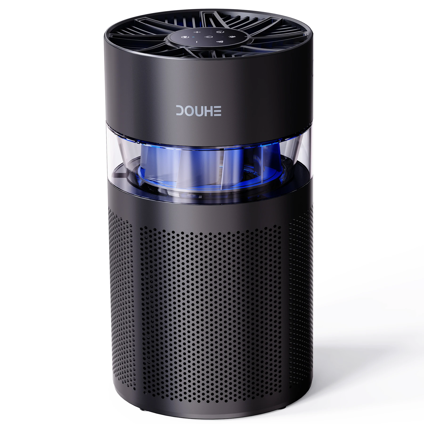 2 In 1 Smart Audio Intelligent Tuya Wifi Home Environmental Protection Table Desk Air Cleaner For Pet Air Purifier With Pm2.5