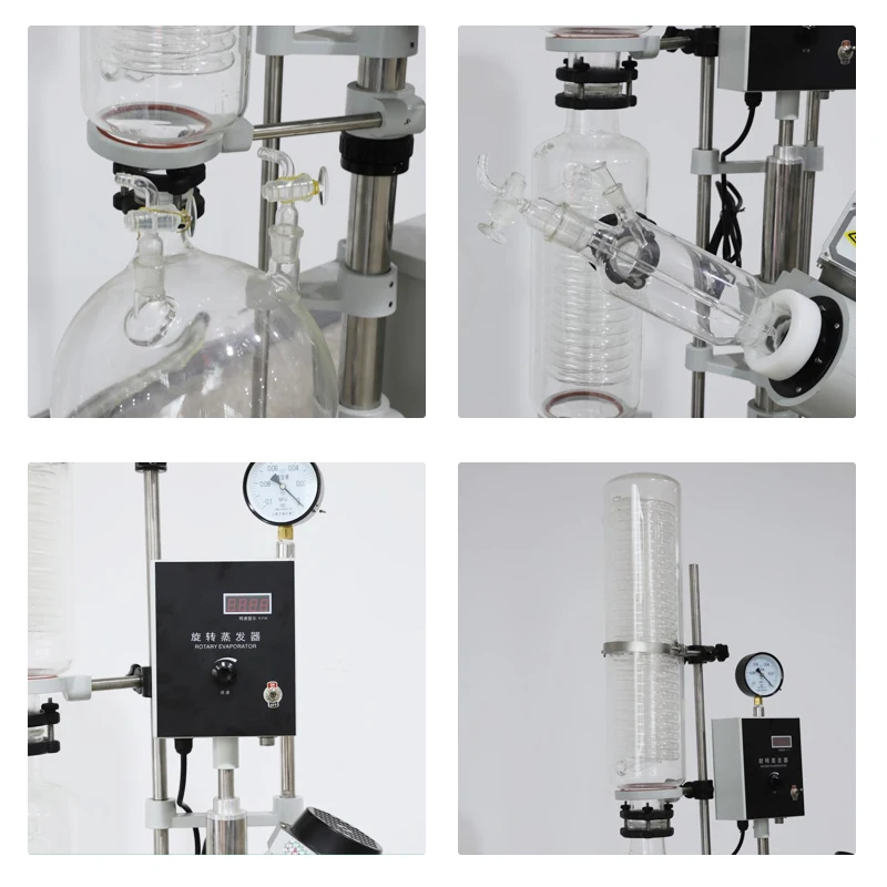 OEM Manufacturer Hand Lift 5L 20L 5 20 L Ltr Lab Rotary Vacuum Distillation Equipment Rotary Evaporator