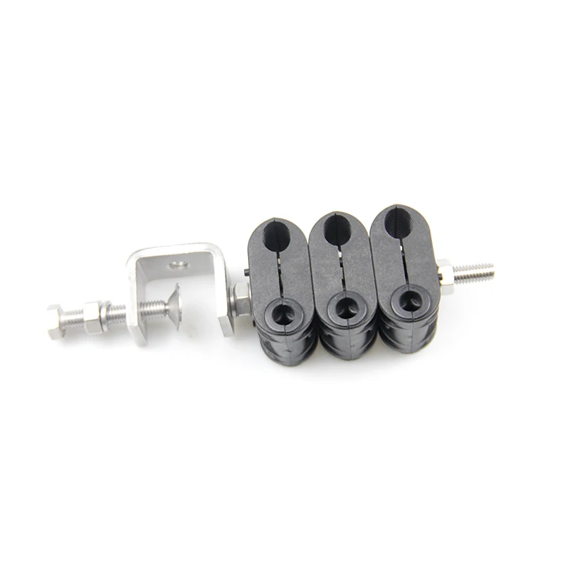 Резиновый питающий зажим с двумя отверстиями для 1/2 кабеля