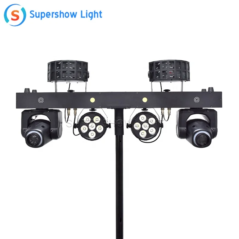 Supershow gig bar move big liting t bar led moving head stage lights dj gig bar for disco