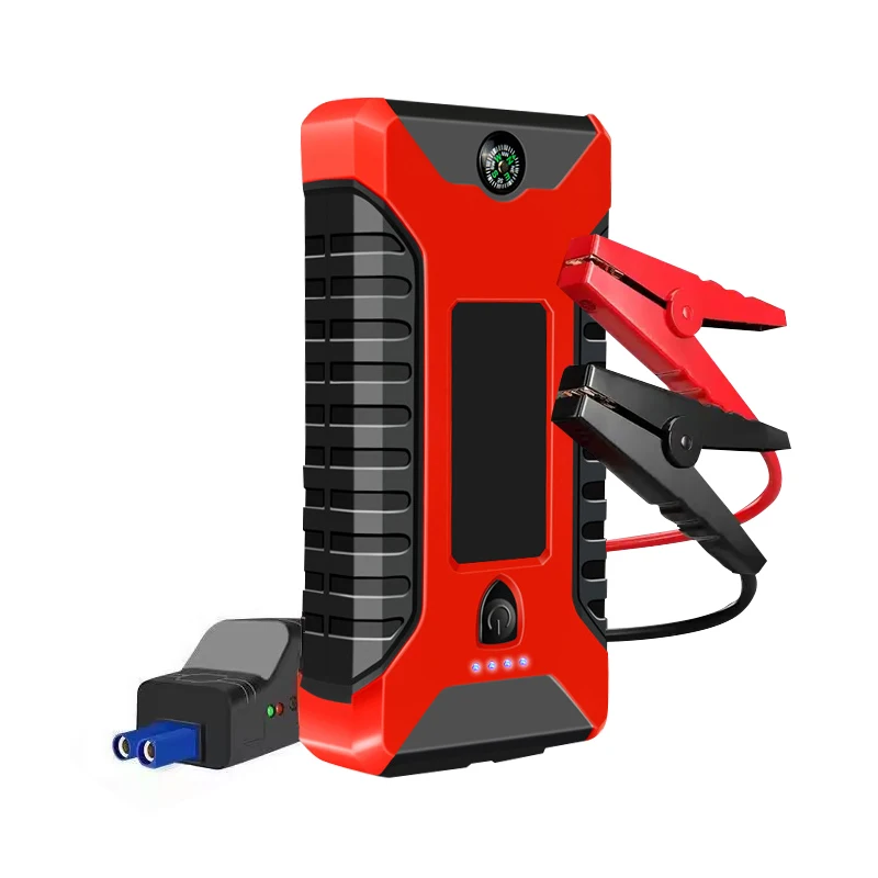 Safe CarJump Starter 12V  Battery Pack Car Jumper Box with Display Extended Smart Jumper Cables Quick Charge 3.0 LED Light