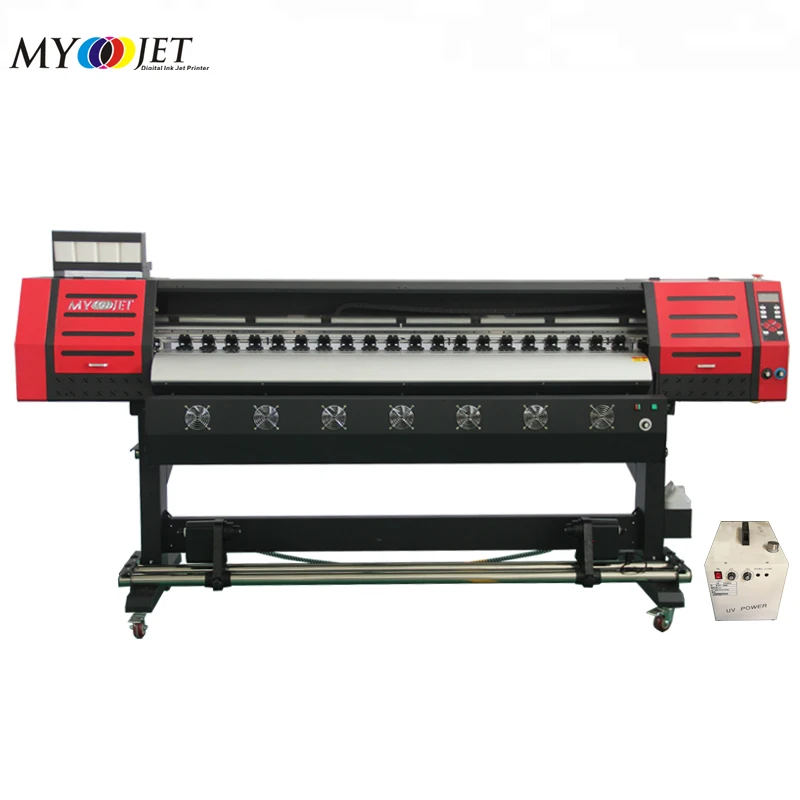 Stable Quality 1.3m/1.6m/1.9m Large Format Printer Vinyl Plotter Eco Solvent Printer With I3200/Xp600 Print Head