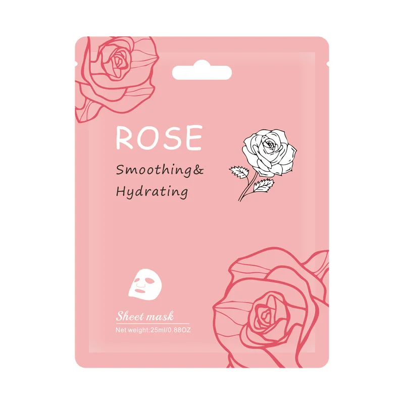 Private label organic fruit facial mask manufacturer skincare moisturizing professional green tea Honey Rose Facial Mask