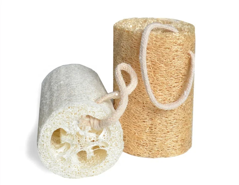 Fancy Pine Loofah Sponge for Exfoliating Skin - Hard to Soft Customizable, Yuck Free, 100% Natural Organic