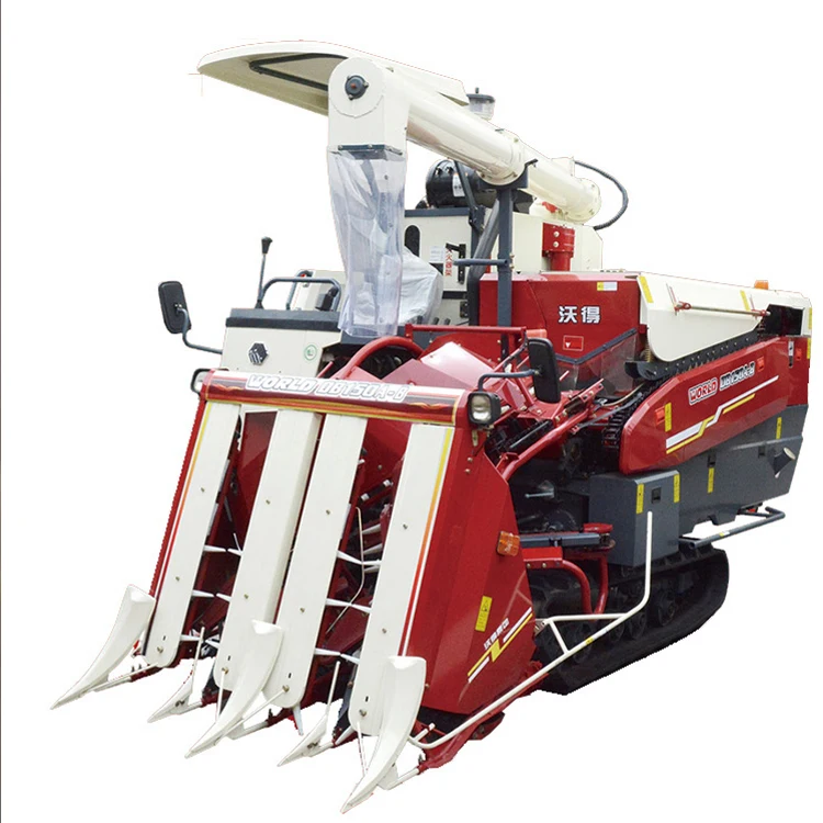 WORLD150AA Mini Maize and Rice Combine Harvester Machine Sesame and Wood Microgreen Harvester Olive Harvester