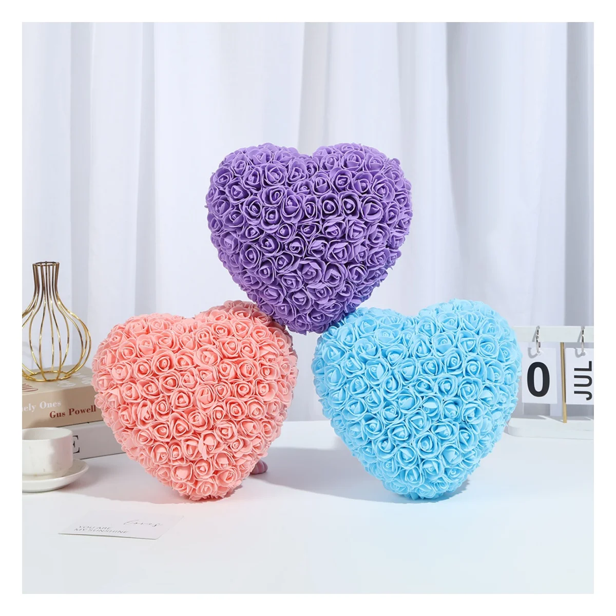 2024 новый дизайн любовь 520 День матери подарок Пена розы Свадебное платье Любовь вечный цветок орнамент