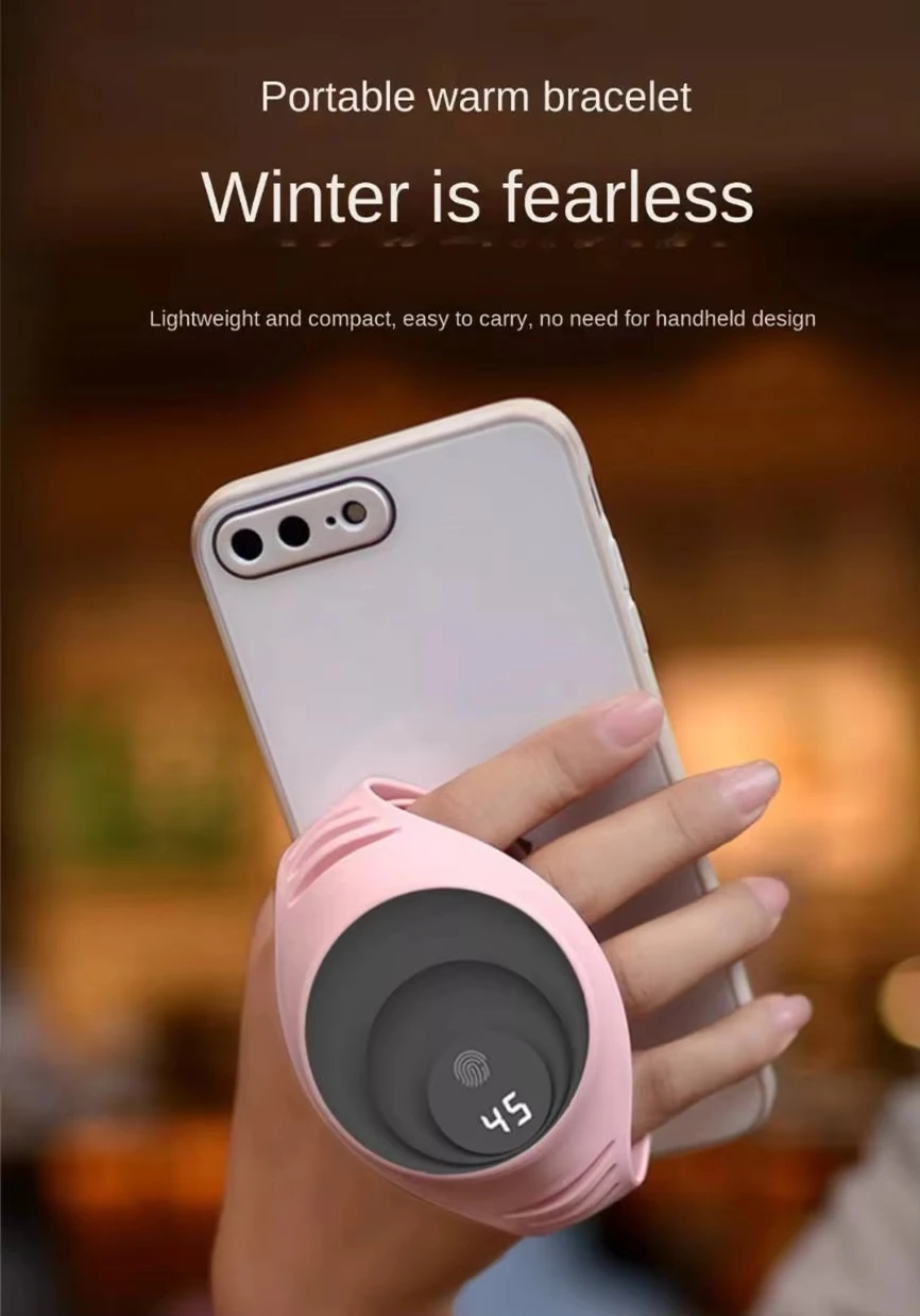 2024 Hot Selling Products Various Colors Winter Hand Warmer Mobile Power Rechargeable Mini Electric Heater Hand Warmer