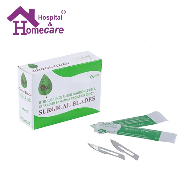  Высококачественные хирургические лезвия из углеродистой стали одобренные CE ISO