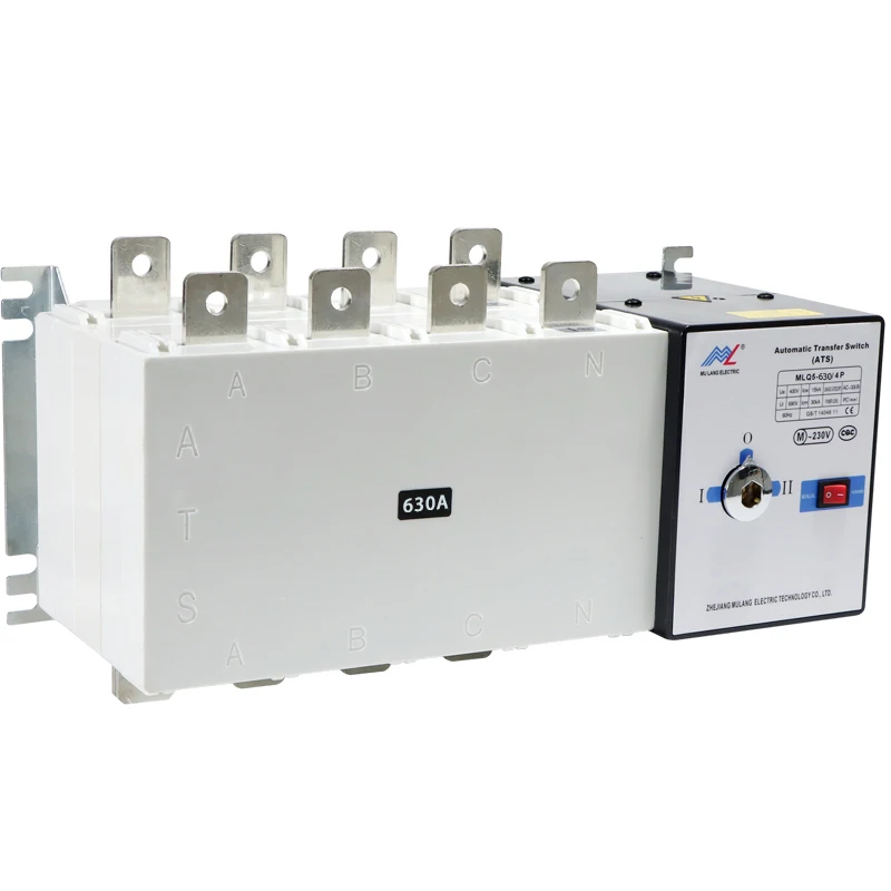 Generator ATS ats controller daul power changeover automatic transfer switch 630A