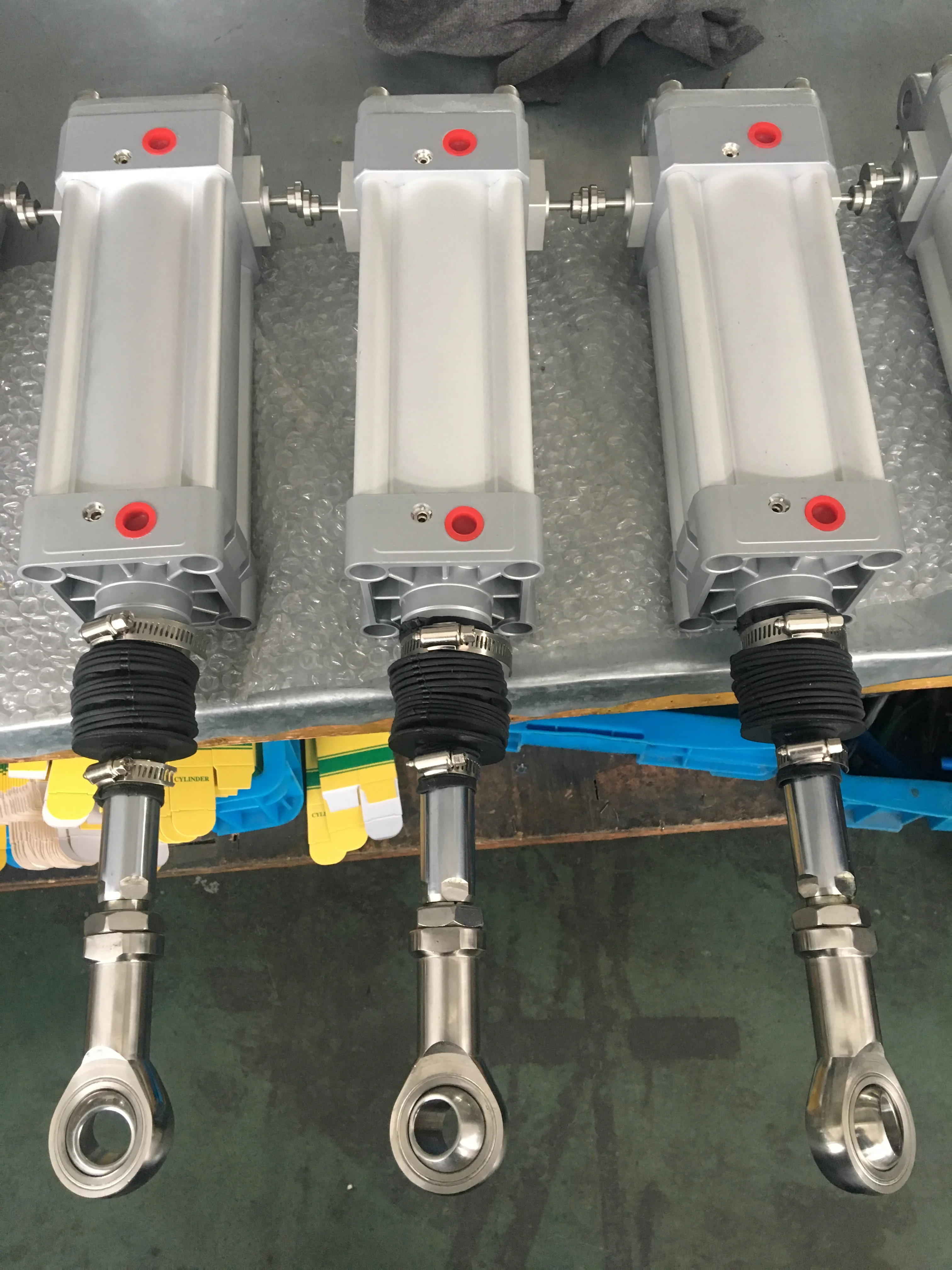 ISO6431 DNC63 80  double acting air Pneumatic locking cylinder