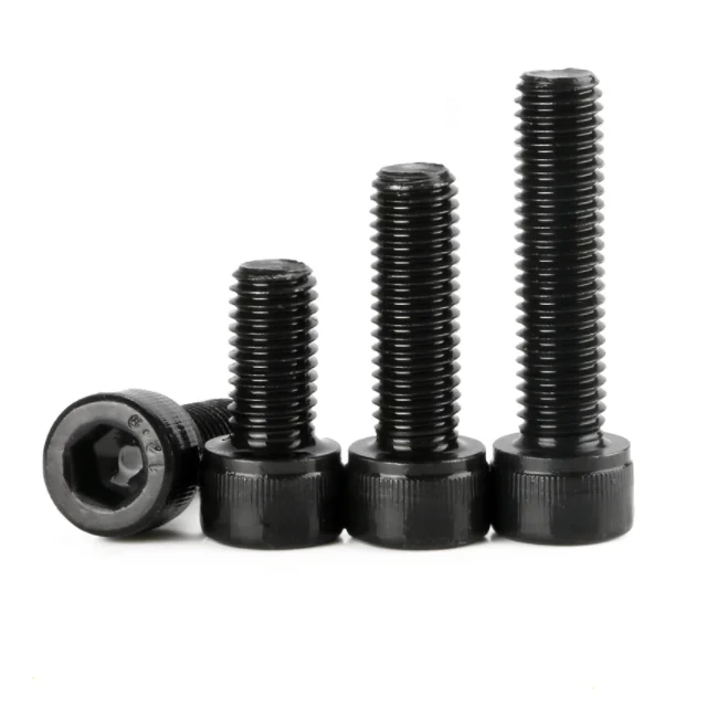 black oxide hardened steel grade 12.9 din 912 hexagon socket bolt
