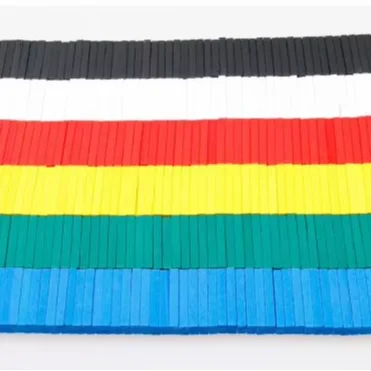 Wooden Block Organ Dominoes for Younger Audiences