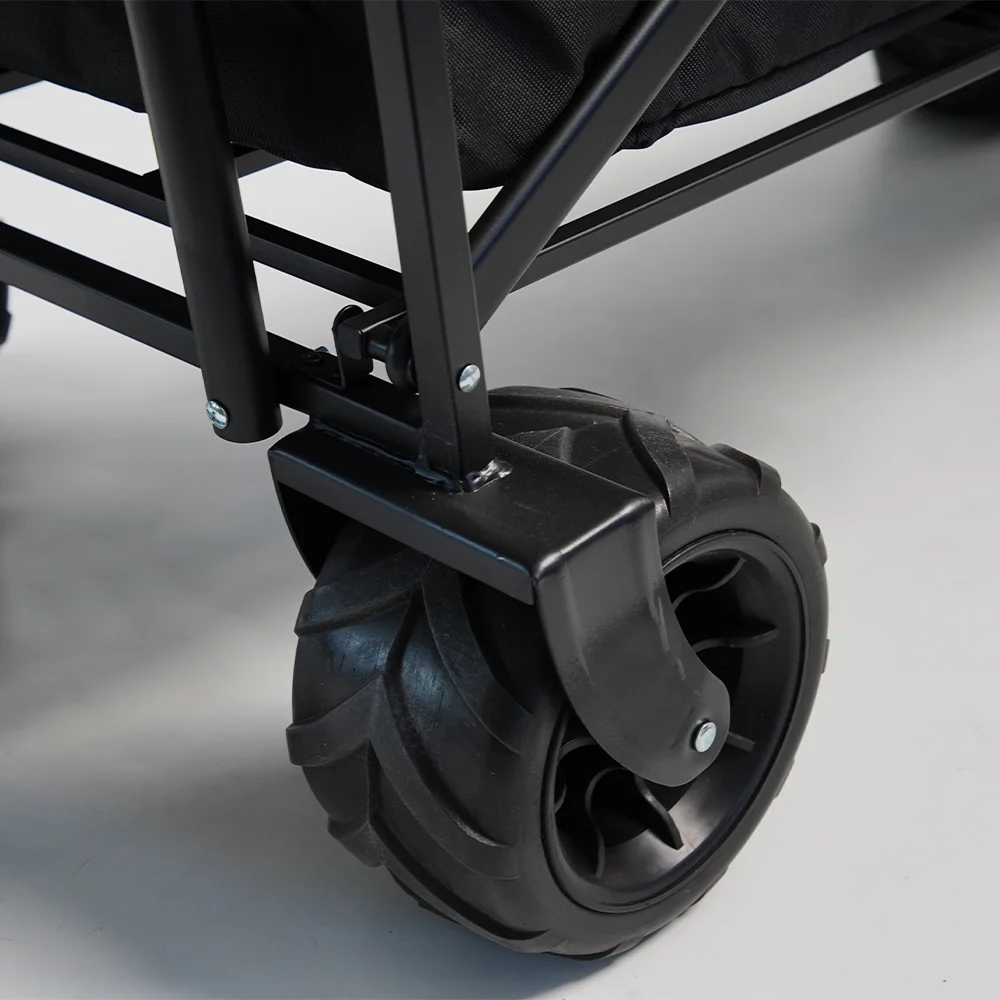 Picnic Beach Folding Multipurpose Garden Beach Wagon Cart with Canopy 4 Wheels