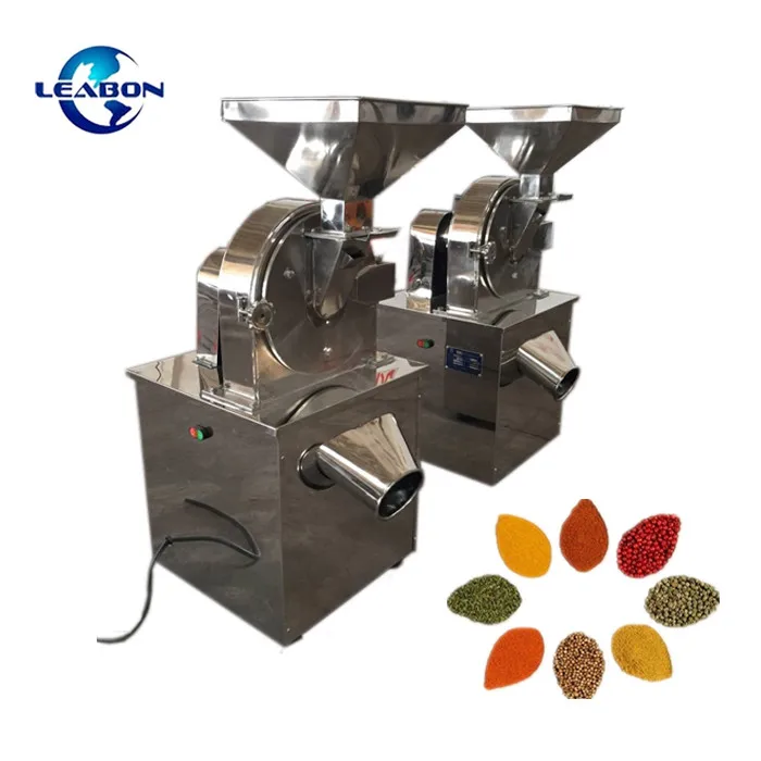 Stainless Steel Industrial High Speed Cutting Spice Cutter Mill Automatic Grinder Machine