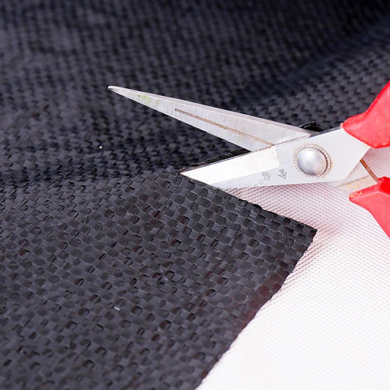 Сельское хозяйство, Ландшафтная ткань, напольное покрытие, садовый коврик, пластиковая ткань для ухода за растениями, Черный ПП