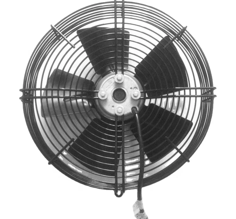 Hot sales 90w 300mm 380v ac brushless axial flow cooling fans with external rotor motor