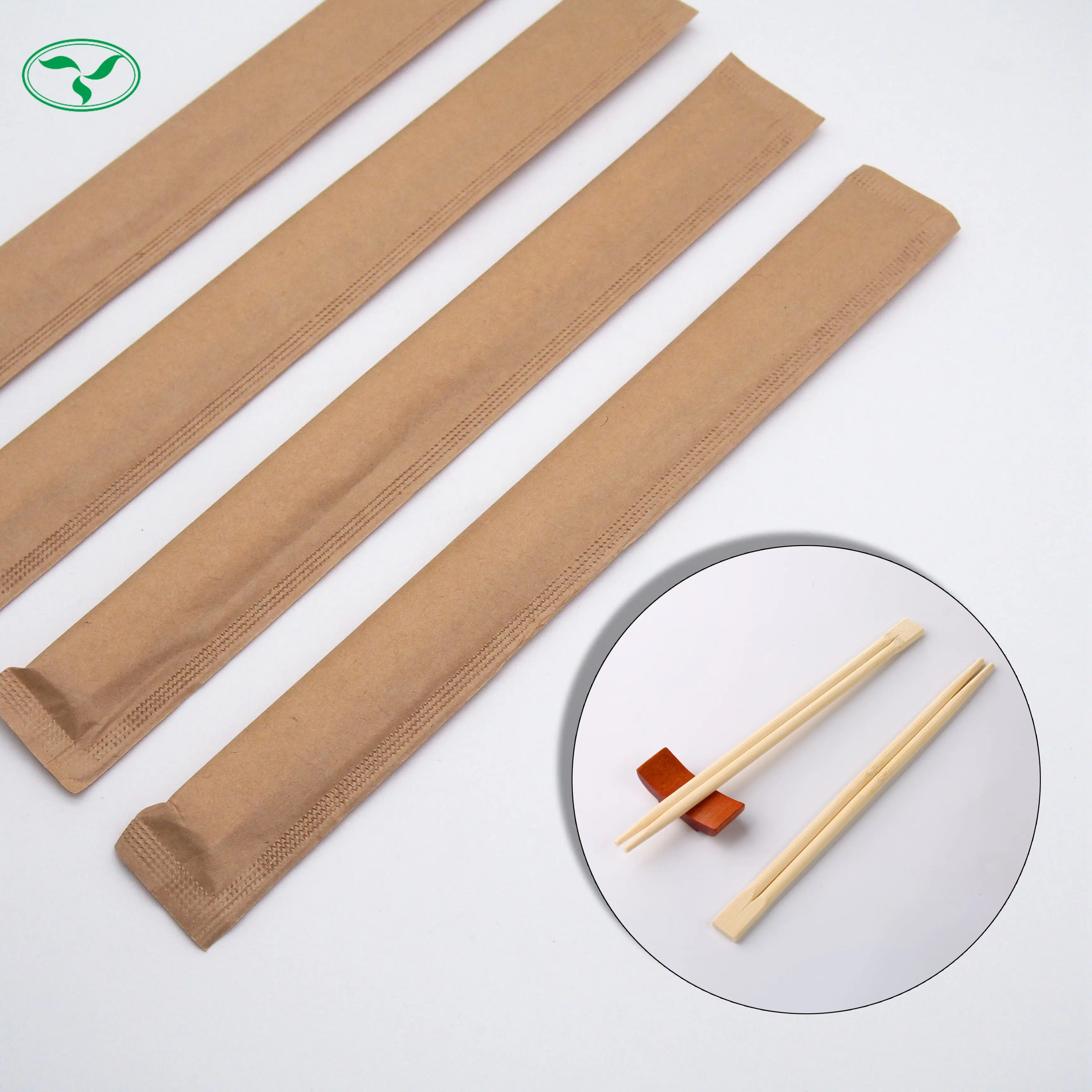 Disposable chopstick with Kraft whole paper