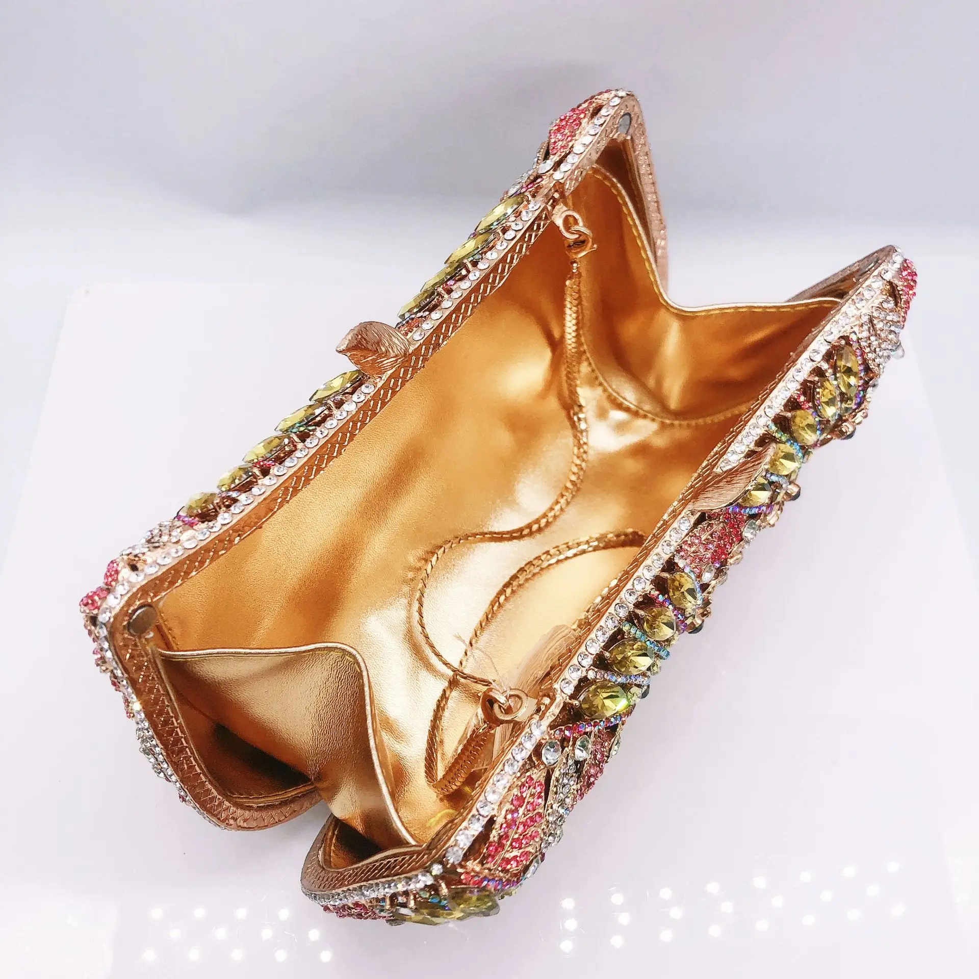 Amiqi MRY174 Glitter purse crossbody wedding dinner purses and handbags diamond clutch bags