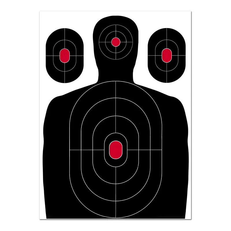 Large Range 18 X 24 Inch Paper Shooting Targets Card Stock Silhouette Reactive Splatter Shooting Target