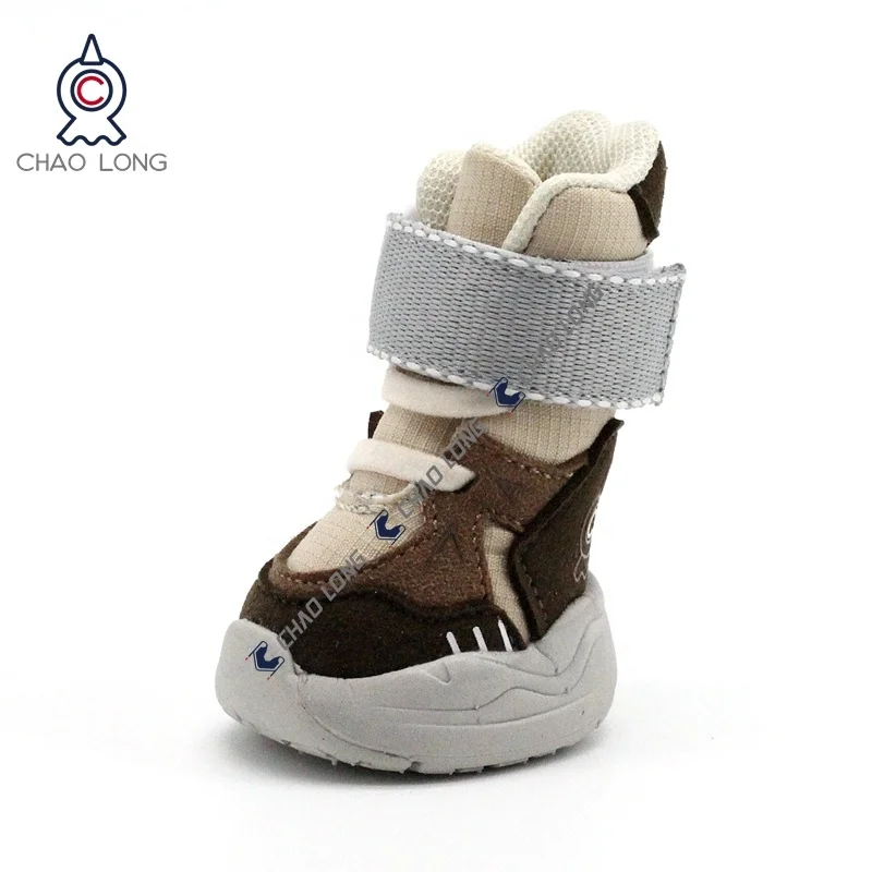 Custom Luxury Designer Anti-slip Pet Dog Shoes Waterproof Comfortable Sneaker Shoes For Dogs