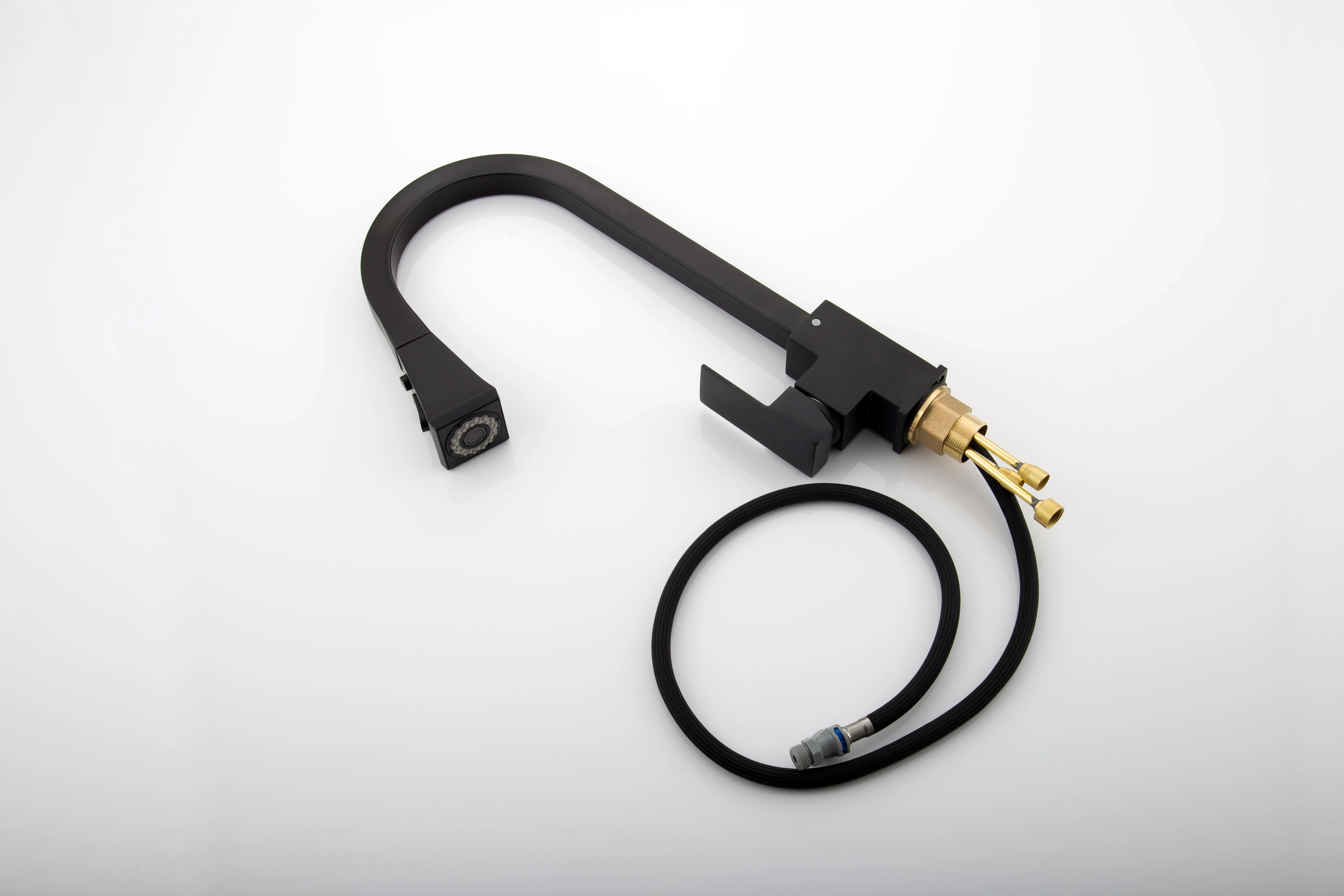 SKL-CL003B Kitchen faucet pull out black kitchen faucet mixer with flexible hose