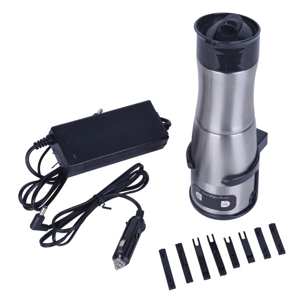 Stainless Steel Smart Mini Car Espresso Electric Machine Portable Coffee Maker