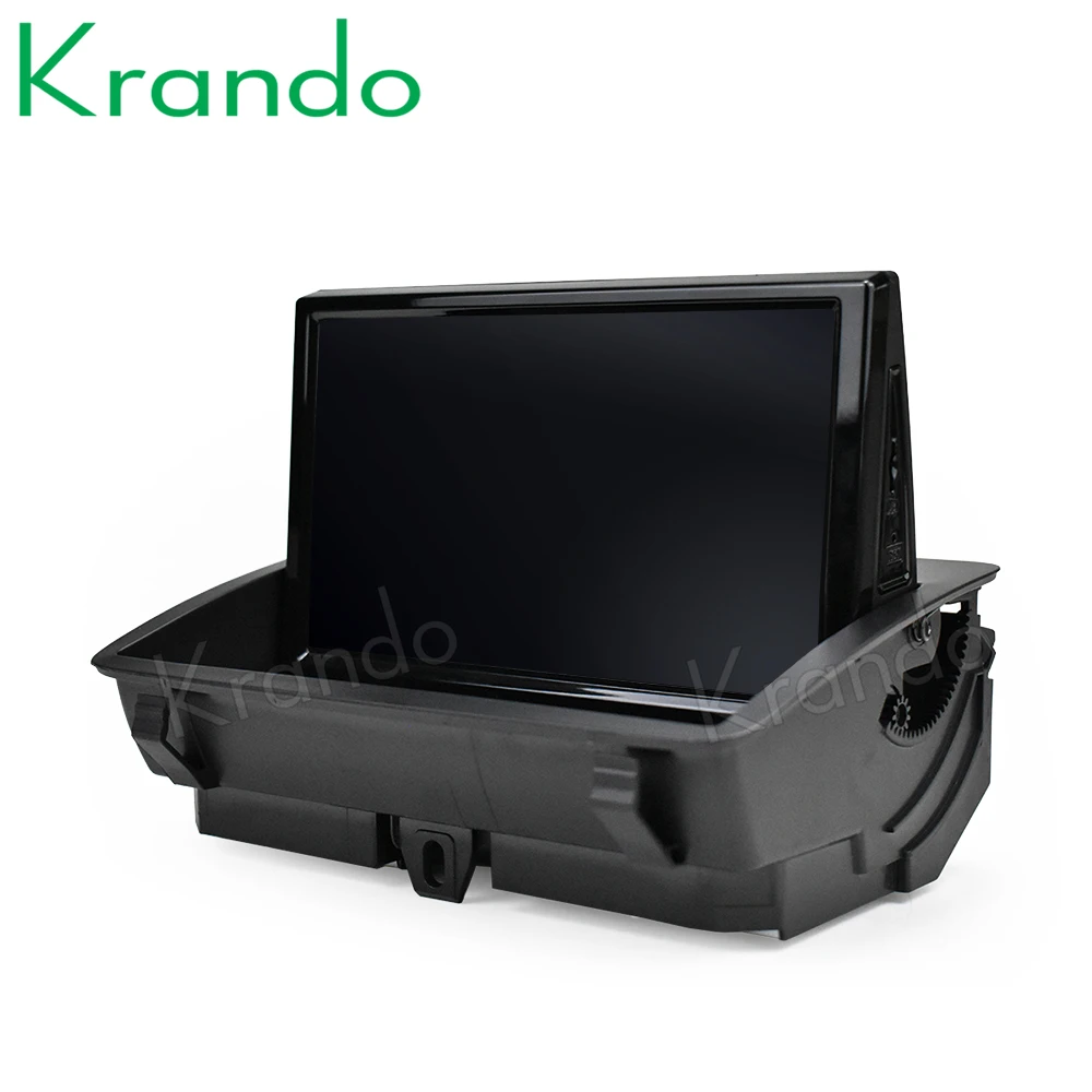  Автомобильный радиоприемник Krando Android 10 0 8 дюймов IPS 8G 128G аудио стерео GPS для Audi Q3 2011-2017 мультимедийный плеер с откидным экраном