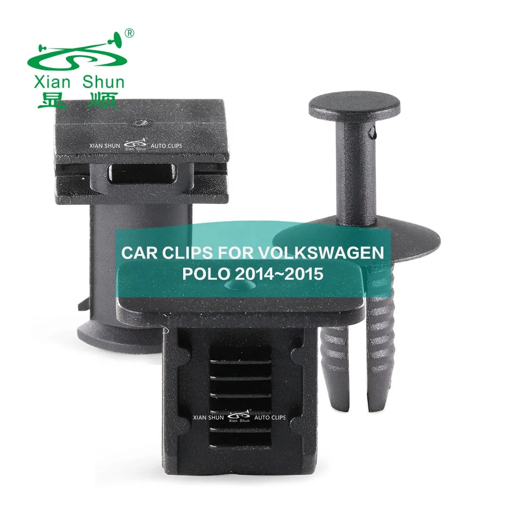 Car Fasteners & Clips Fit For VOLKSWAGEN  VAG POLO2014 2015 Bumper Hood Door panel Heat Shield Auto Fastener Clips