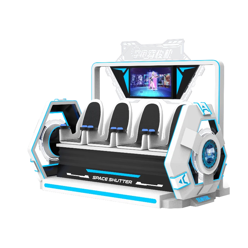 4-Seater 9D VR Cinema Simulator Fiberglass Virtual Reality Chair Game Machine Equipment for Public & Home Use Manufactured China