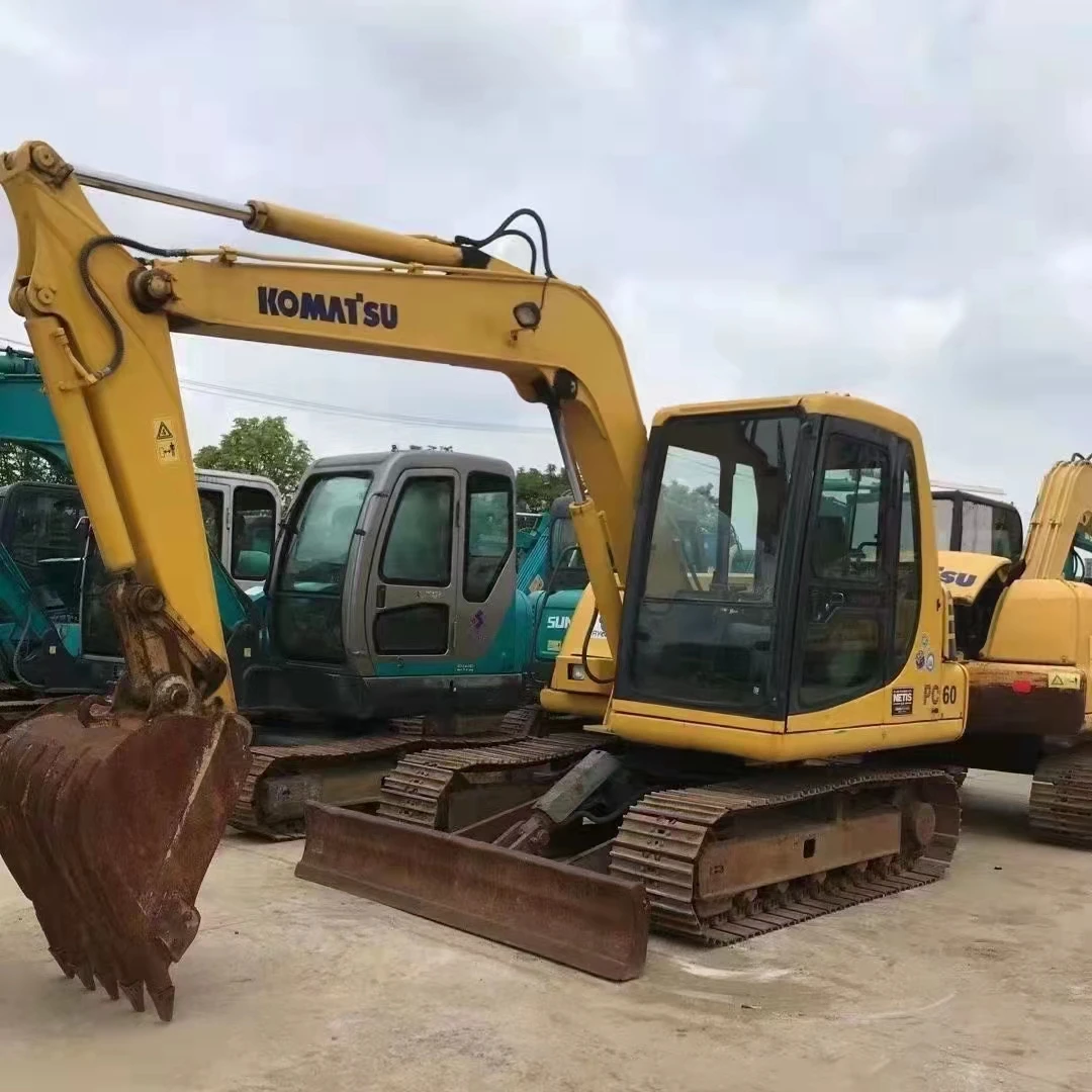 PC60 Used Komatsu Mini Crawler Excavator 6ton Good Condition Excavator For Sale pc35 pc40 pc55 pc60 pc78