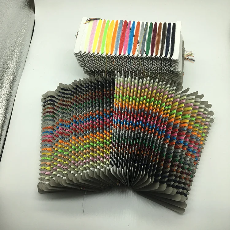 Factory Supply 21 Colors Handmade sewing kit mixed color cross stitch board 100% Polyester Thread For Sewing