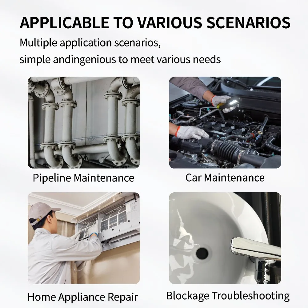 210° two-way articulation endoscope camera, IP67 waterproof  endoscope, Mini analog camera connect to mobile phone