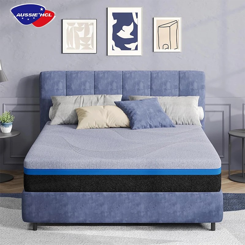 vacuum roll in carton 10 inch Full Mattress in a Box with Gel Memory Foam mattress for double bed twin foam mattress