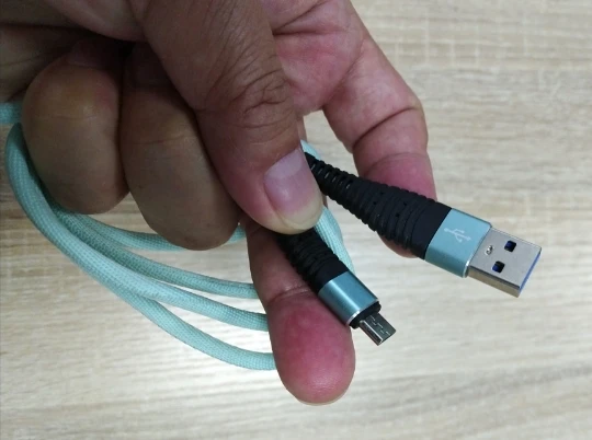 Mermaid Longer Tensile 2.4A Fast Charging Optional I6, V8 or Type-C Connectors USB with Data Transfer Cable