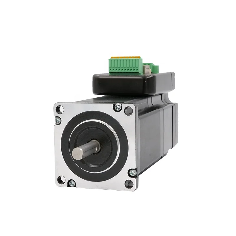 iHSS60-36-30-31-RC-SC Factory Price 36VDC 5A Nema24 Modbus CAN 3Nm integrated stepper motor with brake