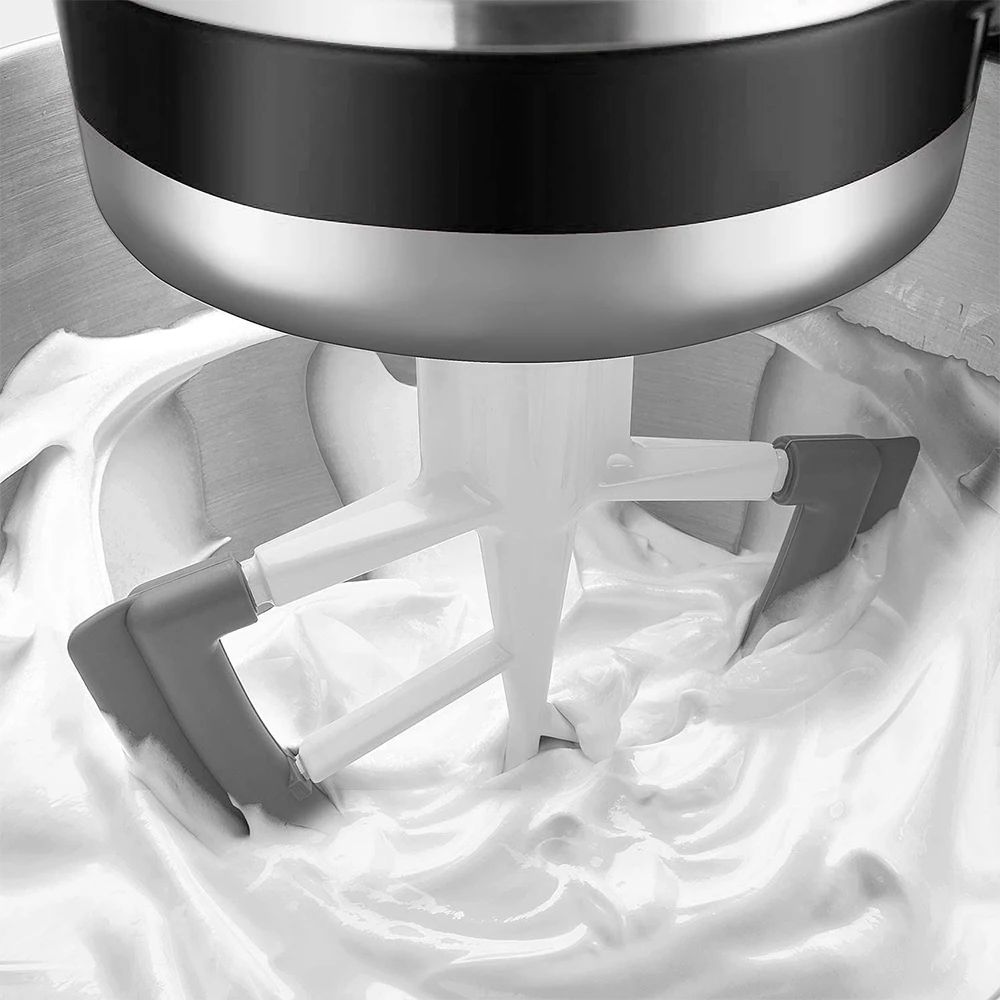 Сменные детали для кухонных принадлежностей 4 5-5qt с наклонной головкой плоский венчик белым покрытием и двойным силиконовым лома