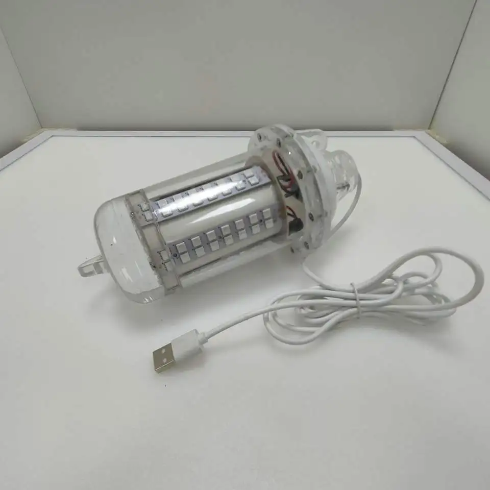 Factory Sales High Brightness Deep Sea Underwater Flash LED Fishing Diving Lamp Lights  Fish Squid Bait Lure Light Flash Lamp