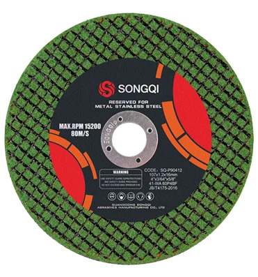 SONGQI 4 inch 107*1.2*16mm cutting wheel Abrasive Cutting Disc for metal and