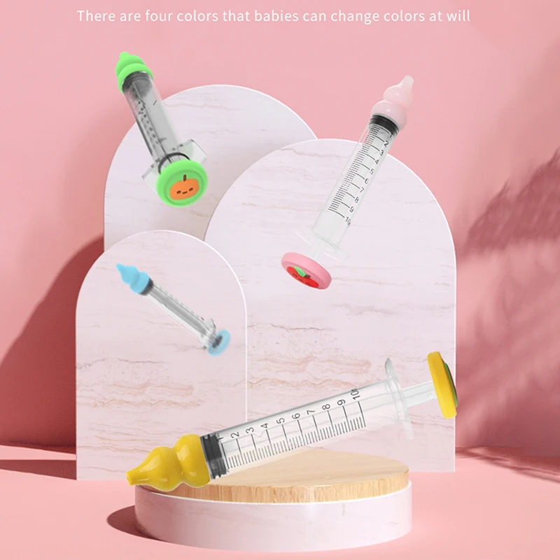 BPA Free Silicone Baby Nose Vacuum Cleaner Soft Silicone Baby Nasal Aspirator Manual Cleaning Syringe Tools