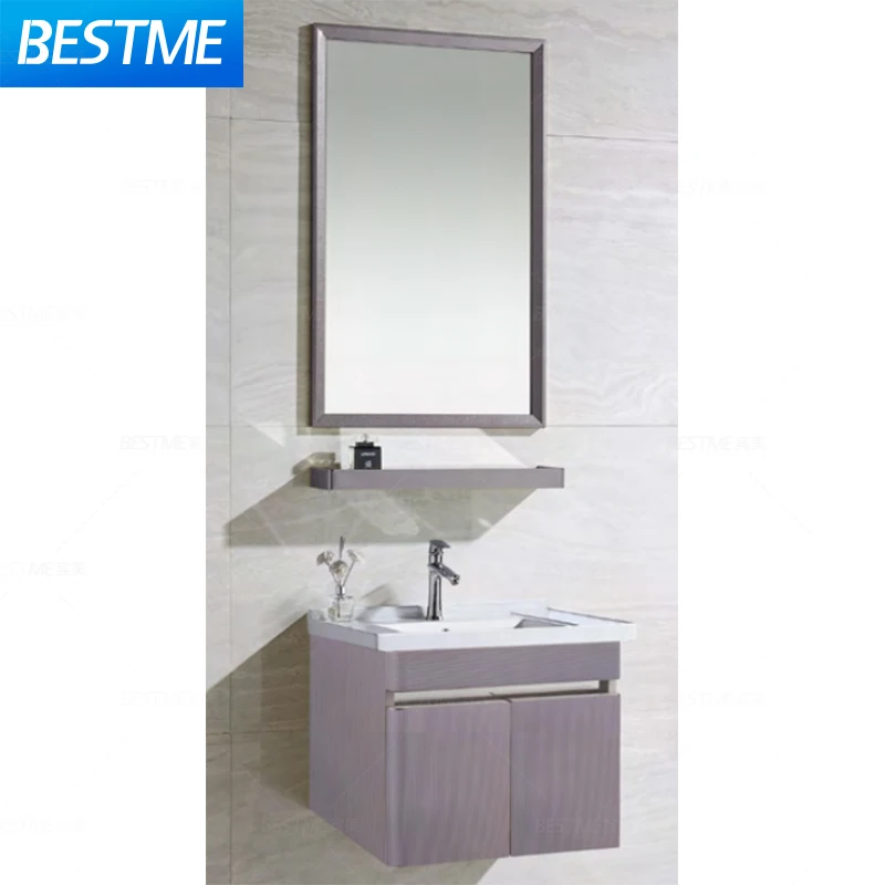 Небольшой размер плоская раковина шкаф набор ванная комната настенный
