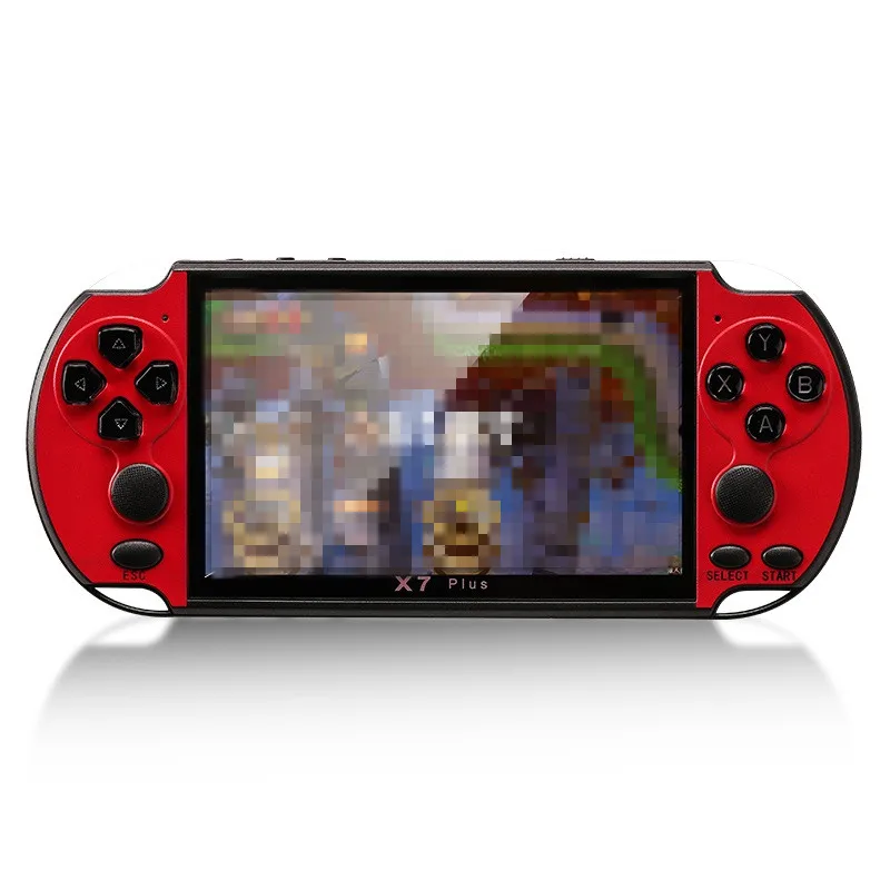 Новое поступление, дешевый игровой консоль X7 Plus с AV-выходом и цветным HD экраном 5,1 дюйма, поддержка камеры, ретро игровая консоль